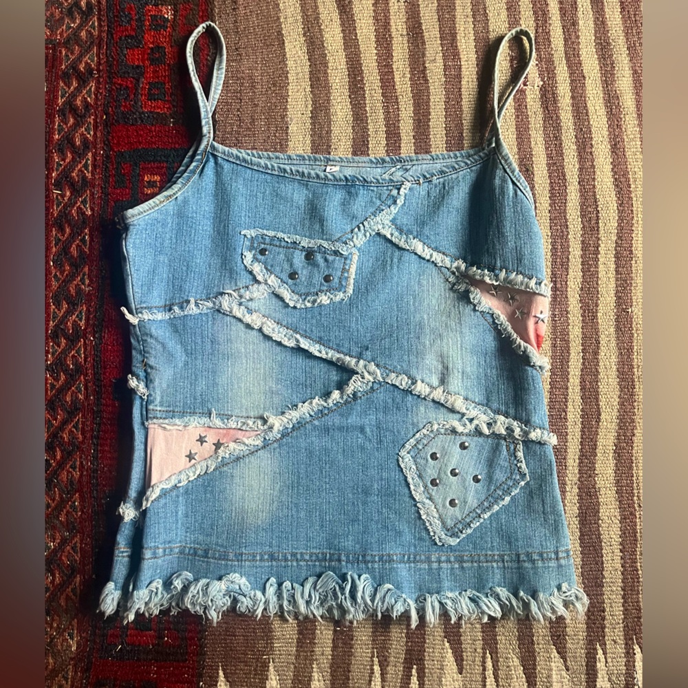 Cute denim top